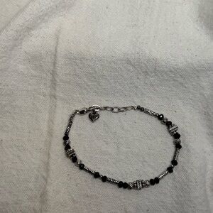 Elegant Black and Silver Bracelet